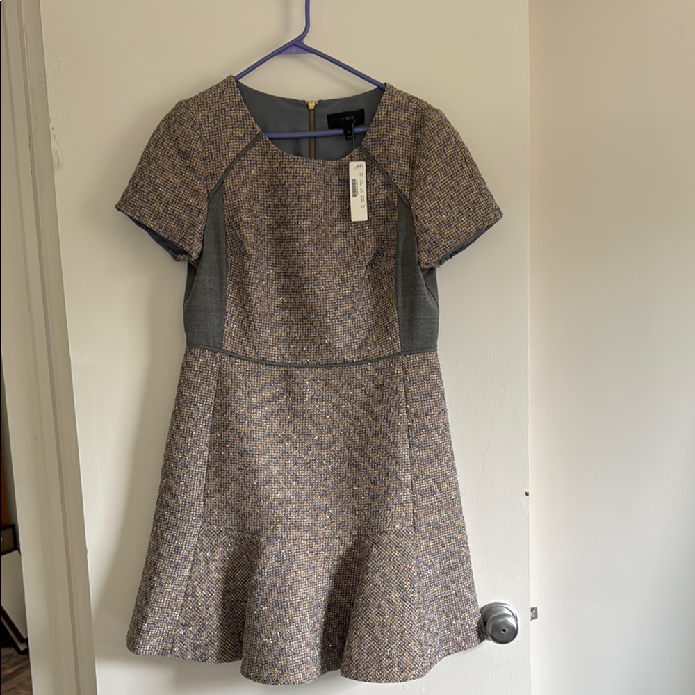 J. Crew Tweed Mini Dress